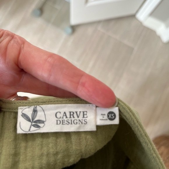 Carve designs Skylar gauze tank. Xs. EUC - Picture 3 of 8